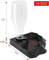 Reptile Water Feeder Automatic Water Dispenser Waterer 13.5Oz Feeding