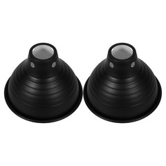 2 Pcs Reptile Dome Light Shade Fixture Protector Lamp Cover For Habitat