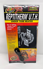 ZOO MED REPTITHERM UNDER TANK HEATER -LARGE -50-60 GAL -8×18 IN -24 WATT -RH-6🔥