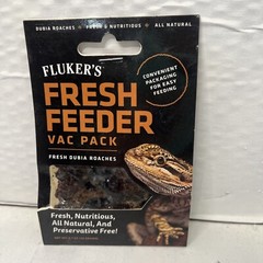 Fluker’s Dubai Roaches Fresh Feeder Pack .7 oz Sell By 2/25