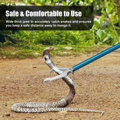 60″ Professional All-Aluminum Alloy Snake Tong Reptile Grabber Tool with Lock