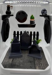 3D Printed Accessories for Graveyard Jumping Spider Enclosure