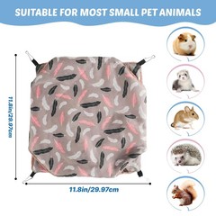 2 Pieces Guinea Pig Rat Ferret Hammocks and Warm Beds for Small Animals Pet, …