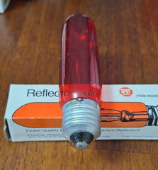 New old stock Red reflector bulb item # 9309BX spot brand9