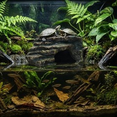 Reptile Tank Accessories, Turtle Tank Decor, Aquarium Caves, Perfect Gecko Hi…