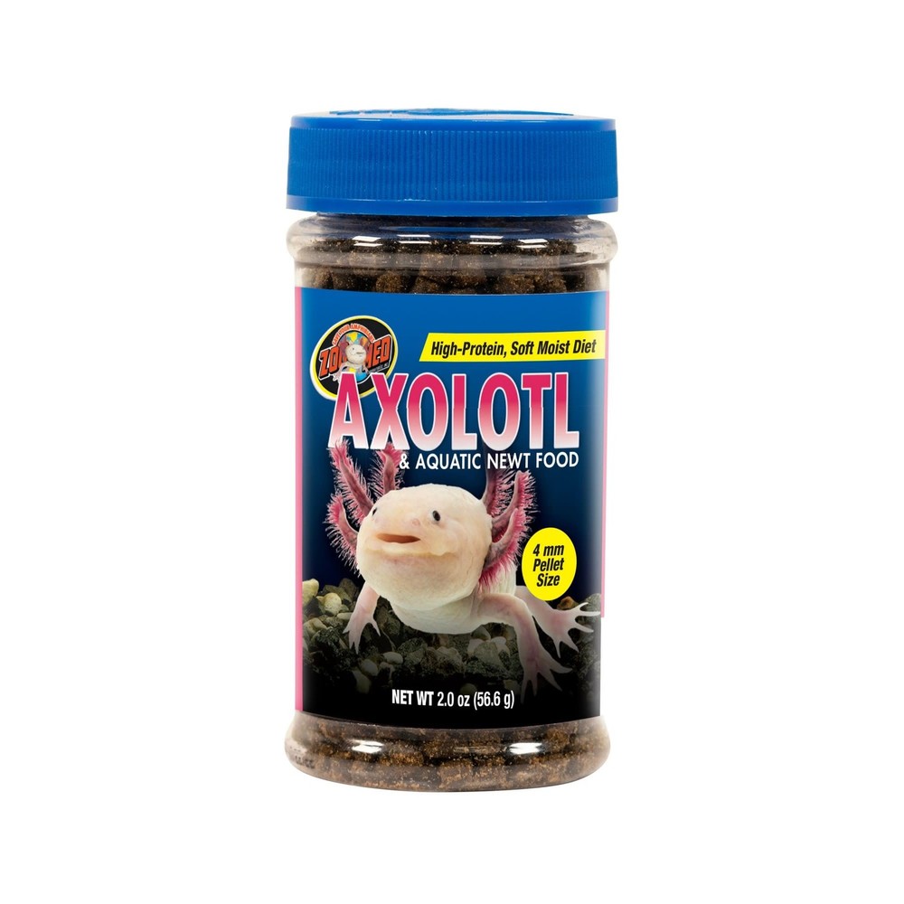 Zoo Med Axolotl Aquatic Newt Food 2 oz Exotic Pet Supplies for Reptiles
