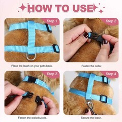 2Pcs Rabbit Harness and Leash Small Animal Harness Grass Green