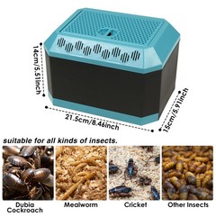 Multi Purpose Insect Habitat for Crickets, Dubia Cockroaches, breadworms, and…