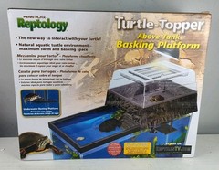 Reptology Turtle Topper – Above Tank Basking Platform BLACK