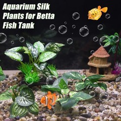 Aquarium Plastic Plants, Driftwood Betta Silk Plants, Silk Plants Aquarium Se…