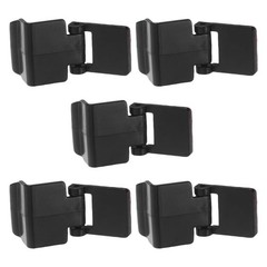 5Pcs Black ABS Aquarium Lid Fasteners Terrarium Clips for Feeding Tanks