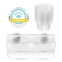 Suction Cup Feeding Bowl Reptile Gecko Ledge Magnetic Dish & Water