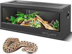 20 Gallon PVC Reptile Tank, 30X12X12 Inch Reptile Terrarium for Crested Gecko Fr