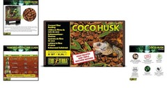 Coco Husk Brick – 8 QT All-Natural Coconut Fiber Substrate for Pet Terrariums
