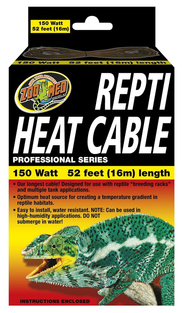 Zoo Med Repti Heat Cable Select Size:: 150 watt