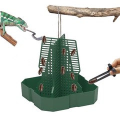 Chameleon Feeder Bearded Dragon Feeder for Mounted Insect with Rope and Tweez…
