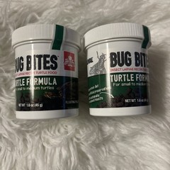 Fluval Bug Bites Turtle Formula Small Medium Turtles 1.6oz 2 Pack