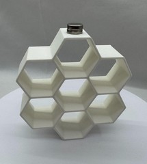 Colorful Honeycomb Hide for Jumping Spider Enclosure – 3D Printed Decor Custom