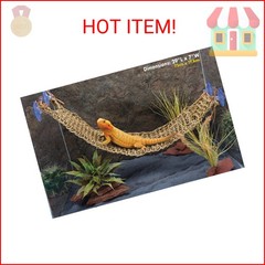 PENN-PLAX Reptology Lizard Lounger – 100% Natural Seagrass Fiber – Great for Bea
