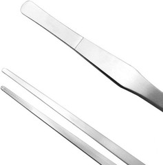 Feeding Tongs 2pcs Stainless Steel Aquarium Long Tweezers 27cm/10.6 inches