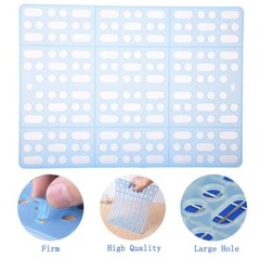 8 Pcs Rabbit Cage Mats Plastic Feet Pads Floor Mat for Cats Dogs Bunny Hamster