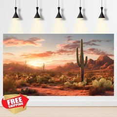 Riivvdise Reptile Habitat Backdrop Desert Khaki 48x24in
