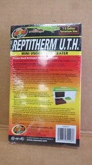 ZOO MED RH-7 REPTITHERM UTH MINI UNDER TANK HEATER 1-5 GALLON TERRARIUM SIZE NEW