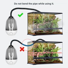Reptile Humidifier Digital Mist Fogger Fog Extension Hose Terrarium Amphibian US
