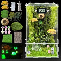 Jumping Spider Enclosure,Diy Insects Habitat,Small Reptile Terrarium5.5“X5.5”X9.