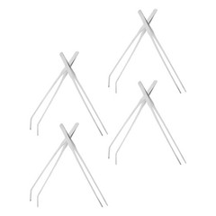8Pcs Reusable Stainless Steel Feeding Tweezers for Aquarium and Terrarium Use