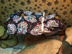 SPANISH SKULLS DESIGN LRG RESTING BED COVER ONLY NO FRAME BED 4 BEARDED DRAGONS
