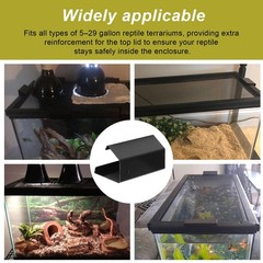 4 Pack Reptile Terrarium Covers Heavy Duty Screen Clips, 5-29 Gallons Reptile…