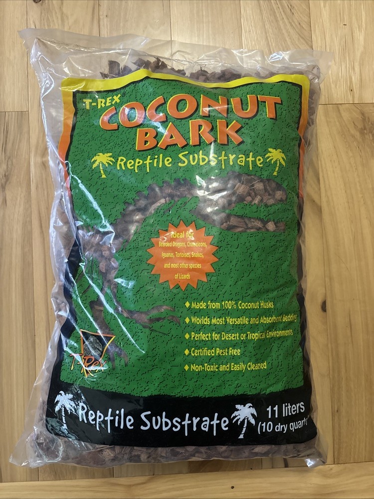 T-REX COCONUT BARK – REPTILE SUBSTRATE – 10 DRY QUARTS