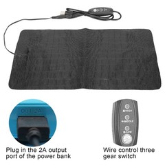 USB Reptile AntiScratch Heating Pad Waterproof Heat Mat for Reptiles Tortoise