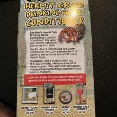 HERMIT CRAB DRINK WATER CONDITIONER PART 1 2.25oz NEW
