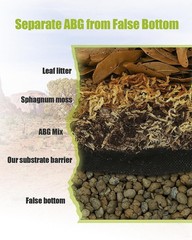 3 PCS 18×18 Inch Reptile Terrarium Substrate Barriers Bioactive Supplies