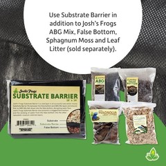 24″x18″ Customizable Terrarium Substrate Barrier for Naturalistic Vivarium