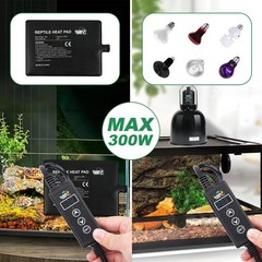 LUCKY HERP Reptile Dimming Thermostat, PID Heat Lamp Temperature Controller…