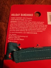 Bearded Dragon Holiday 2-pack bandanas