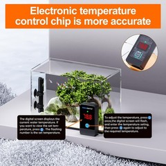 AQUASMITH Aquarium Heater,50w/100w/150w/200w/300w/500w Submersible Fish Tank …