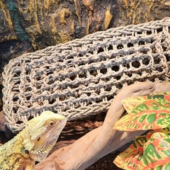 Reptile Hammock for Bearded Dragons & Lizards – Tank Accessories & Habitat Décor