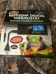 Zoo Med ZM37600 Digital Thermostat – Black