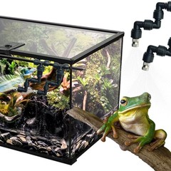 Reptile Terrariums Misting Accessories kit, 2PCS Adjustable Reptile Mister No…