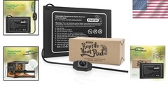 Reptile Heat Pad with Adjustable Temperature – Perfect for 10-40 Gallon Tanks