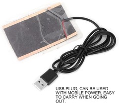 5W Portable Carbon Fiber Heat Pad for Reptiles – USB Powered & Lightweight
