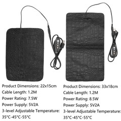 USB Heat Pad for Reptiles 3-Temp Settings Scratchproof