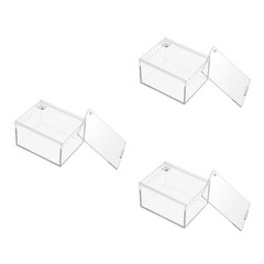 3 Pieces Spider Scorpion Feeding Box Reptile Tarantula Enclosure