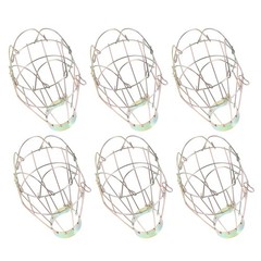 6Pcs Reusable Iron Reptile Cage Lampshade Golden Heat Lamp Protector