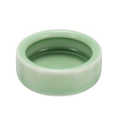 Reptile Food Bowl Worm Water Dish Ceramic Pet Bowl Small 2″ Plum Green