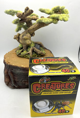 Reptile Aquarium Supplies Dome Heat Lamp Bonsai Tree Climbing Stump Terrarium